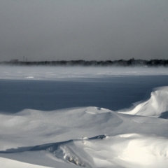 Sharp Photographs, Winter at Bass Lake Orillia Ontario