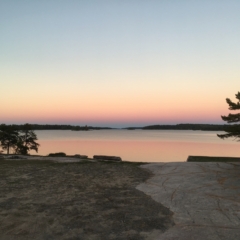 Sharp Photographs, Sunset on Lake Nipissing, Ontario