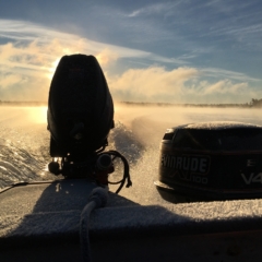 Sharp Photographs, Winter on Lake Nipissing, Ontario