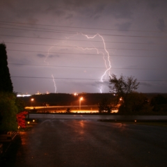 Sharp Photographs, Lightning over Orillia Ontario