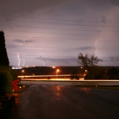 Sharp Photographs, Lightning over Orillia Ontario